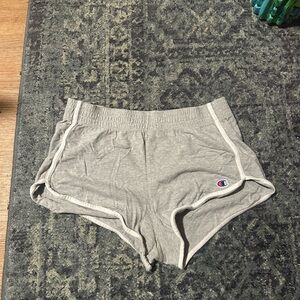 Champion Light Gray Women's Athletic Dolphin Shorts